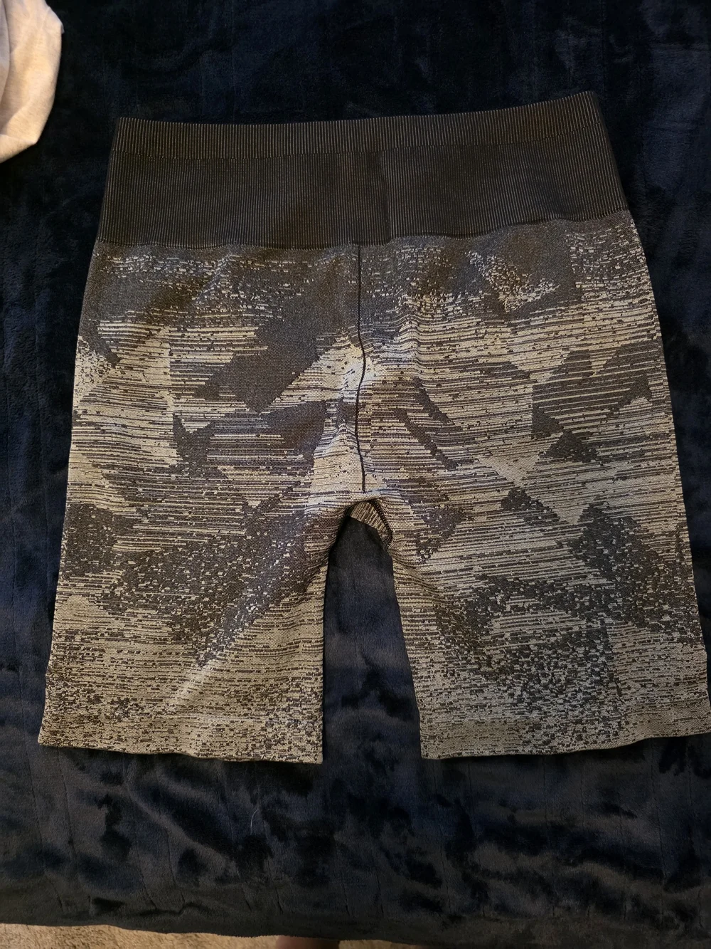 Gymshark Black and Gray Workout Shorts with Logo